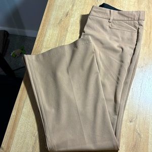 Camel colored flare trousers - Size 12R
